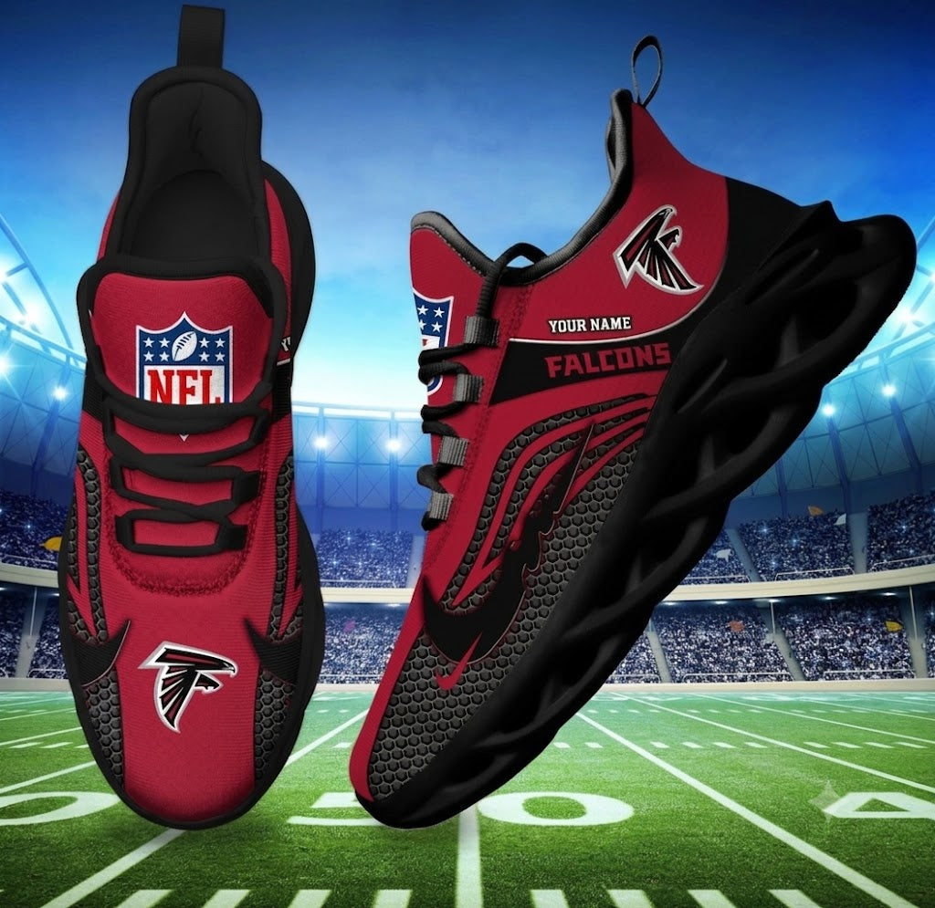 [SPECIAL OFFER] NEW CUSTOMIZED NFL18 ATF ATLANTA FALCONS UNISEX CLUNKY SNEAKERS