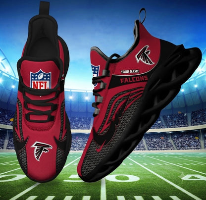 [SPECIAL OFFER] NEW CUSTOMIZED NFL18 ATF ATLANTA FALCONS UNISEX CLUNKY SNEAKERS