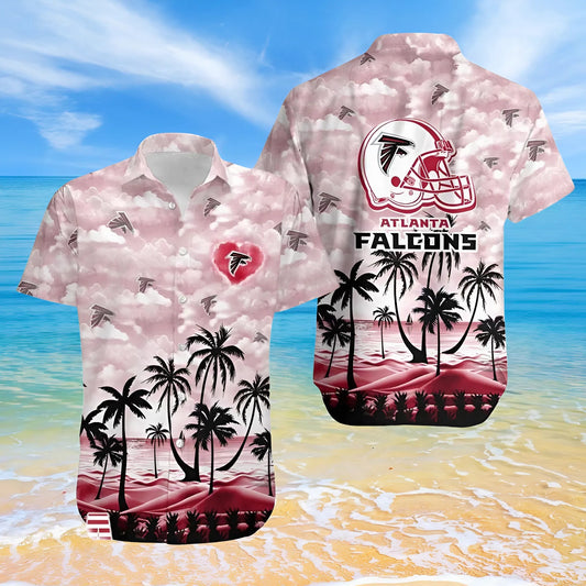LIMITED EDITION - NEW CUSTOMIZED NFL18 ATF ATLANTA FALCONS UNISEX HAWAIIAN SHIRT