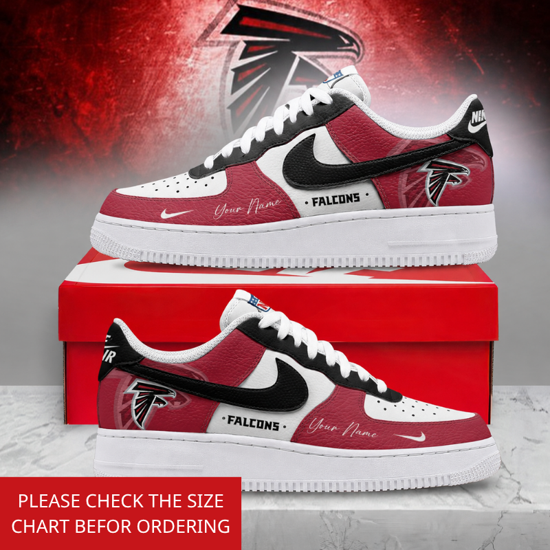LIMITED EDITION - NEW CUSTOMIZED NFL18 ATF ATLANTA FALCONS AF1 SHOES
