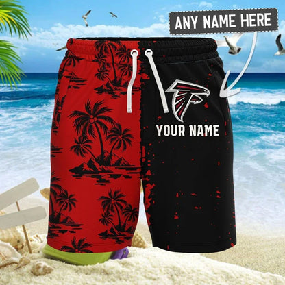 LIMITED EDITION - NEW CUSTOMIZED NFL18 ATF ATLANTA FALCONS UNISEX HAWAIIAN SHIRT & SHORTS SET