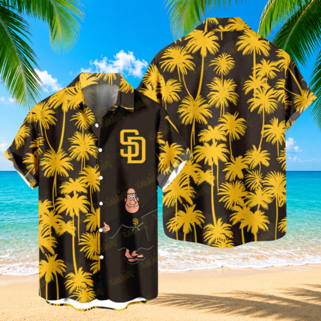 LIMITED EDITION - NEW CUSTOMIZED MLB18 SDP SAN DIEGO PADRES UNISEX HAWAIIAN SHIRT