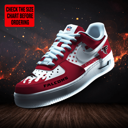 LIMITED EDITION - NEW CUSTOMIZED NFL18 ATF ATLANTA FALCONS AF1 SNEAKERS