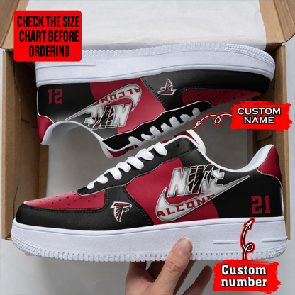 [SPECIAL OFFER] NEW CUSTOMIZED NFL18 ATF ATLANTA FALCONS AF1 SHOES
