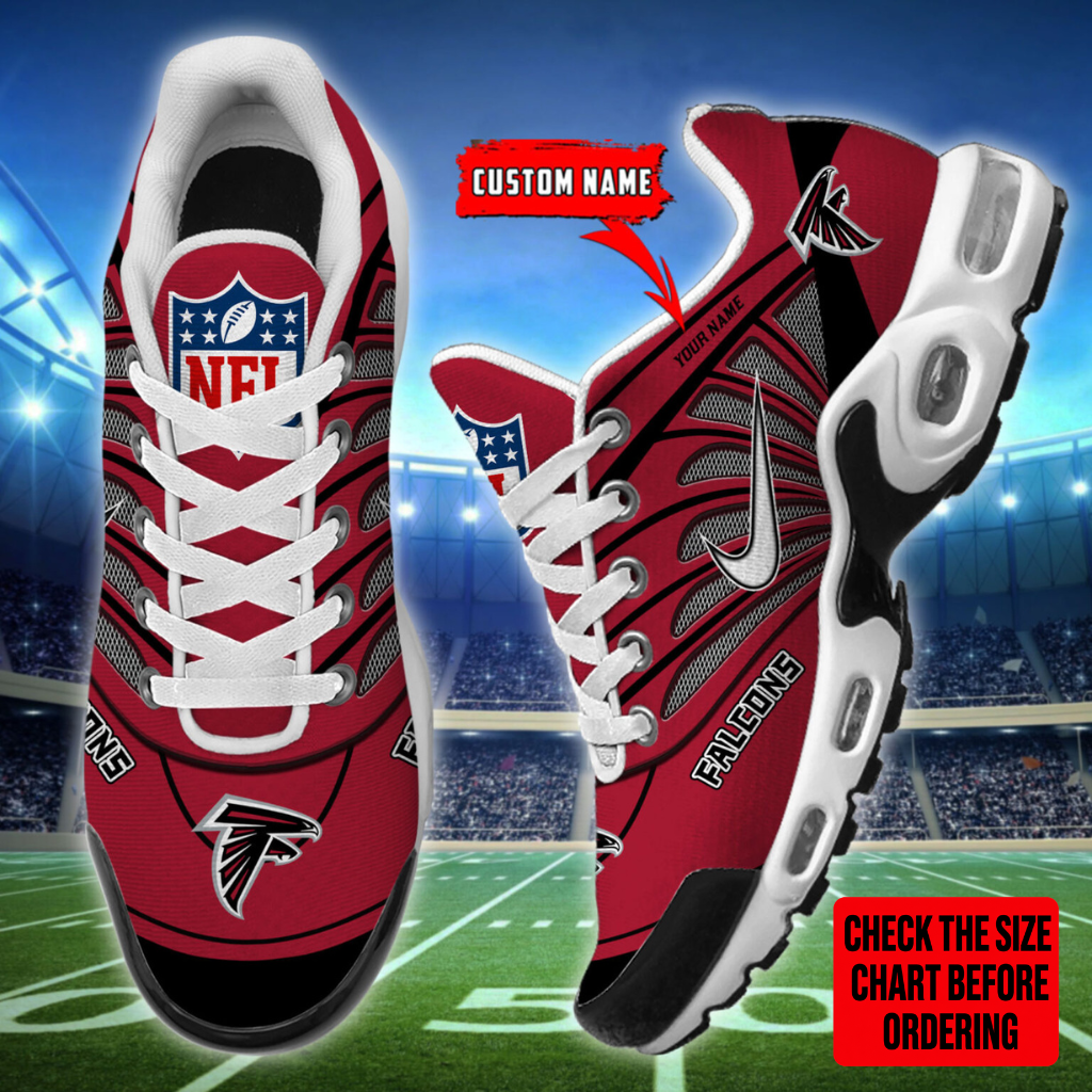 [SPECIAL OFFER] NEW CUSTOMIZED NFL18 ATF ATLANTA FALCONS AIR MAX PLUS SNEAKERS