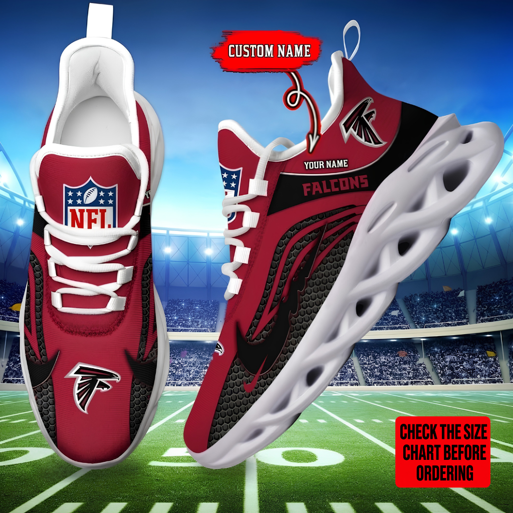 [SPECIAL OFFER] NEW CUSTOMIZED NFL18 ATF ATLANTA FALCONS UNISEX CLUNKY SNEAKERS