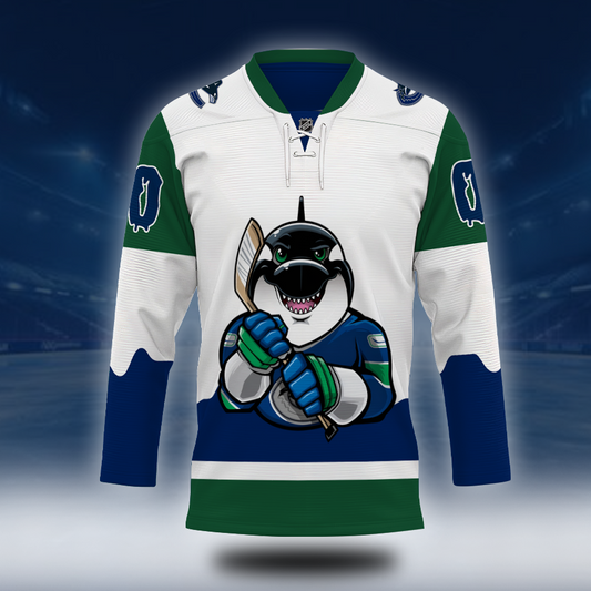 LIMITED EDITION - NEW CUSTOMIZED NHL19 VCC VANCOUVER CANUCKS UNISEX HOCKEY JERSEY
