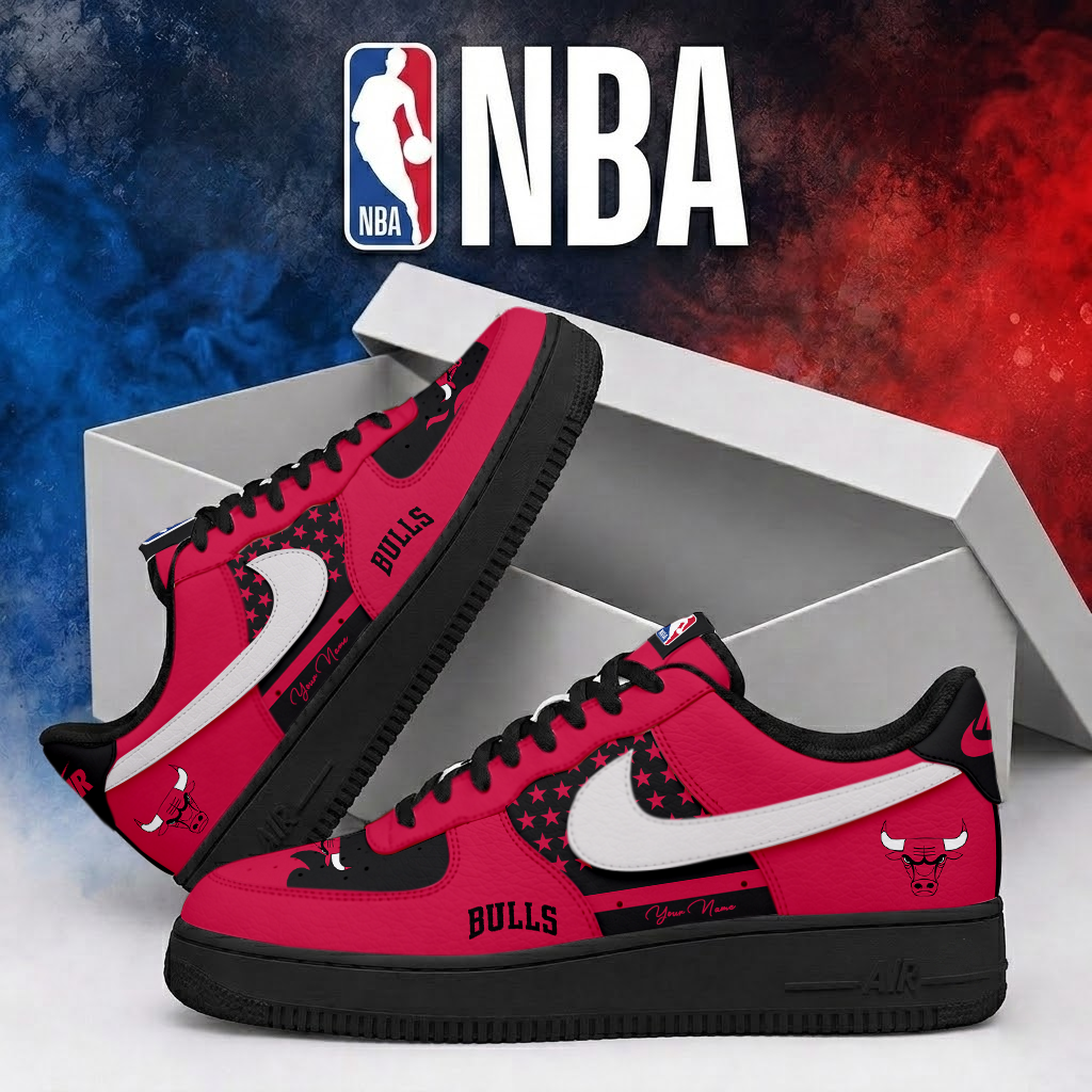 LIMITED EDITION - NEW CUSTOMIZED NBA19 CBU CHICAGO BULLS AF1 SHOES