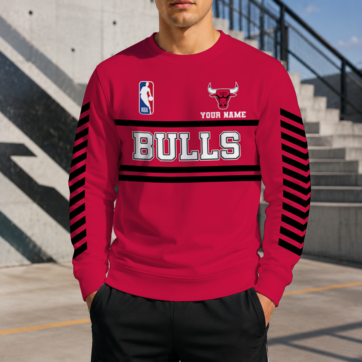 LIMITED EDITION - NEW CUSTOMIZED NBA19 CBU CHICAGO BULLS UNISEX SWEATSHIRT