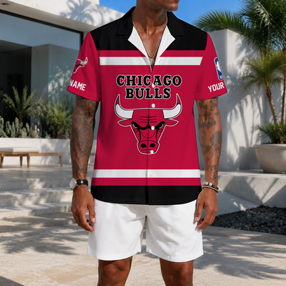 EXCLUSIVE EDITION - NEW CUSTOMIZED NBA19 CBU CHICAGO BULLS UNISEX HAWAIIAN SHIRT