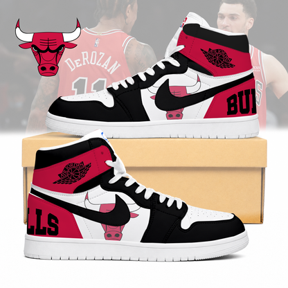 LIMITED EDITION - NEW CUSTOMIZED NBA19 CBU CHICAGO BULLS AIR JORDAN SNEAKERS