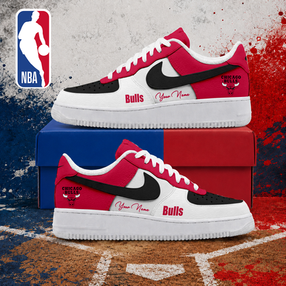 MEGA SALE - NEW CUSTOMIZED NBA19 CBU CHICAGO BULLS AF1 SNEAKERS