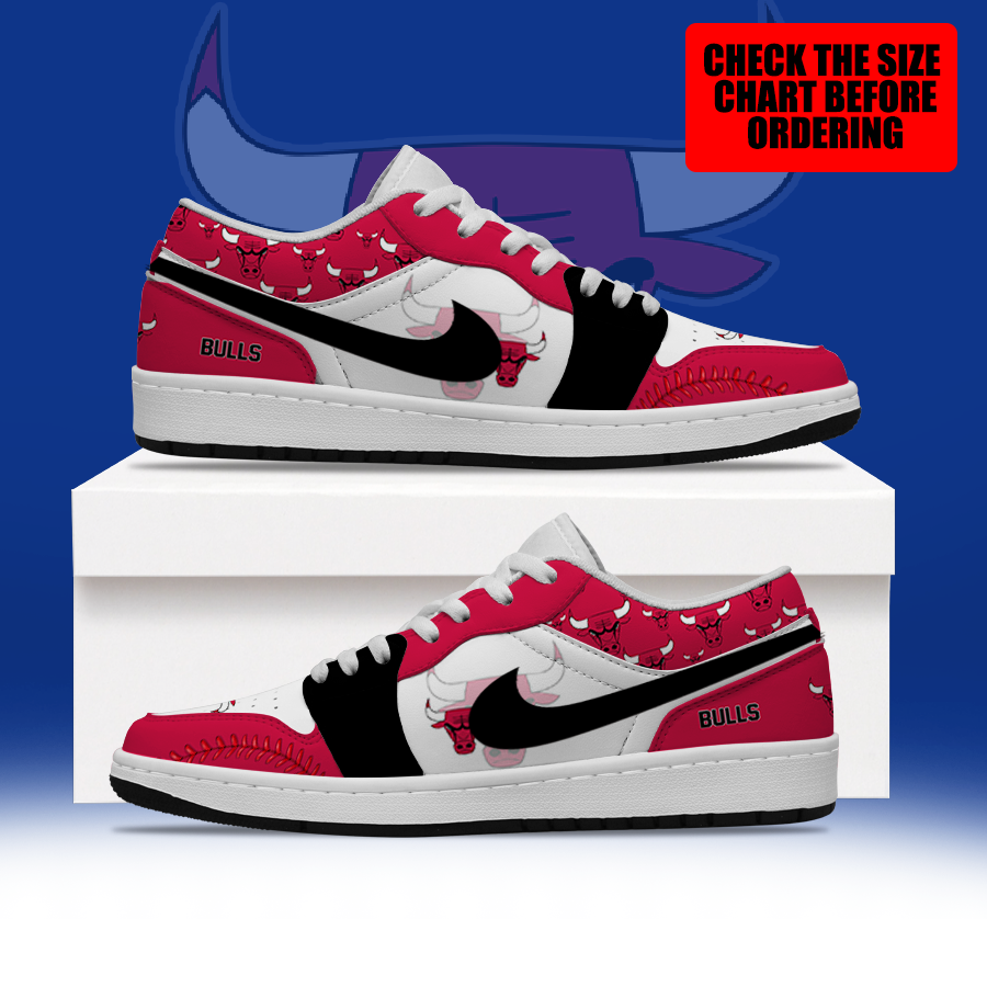 [HOT DEAL] NEW CUSTOMIZED NBA19 CBU CHICAGO BULLS AIR JORDAN LOW SHOES