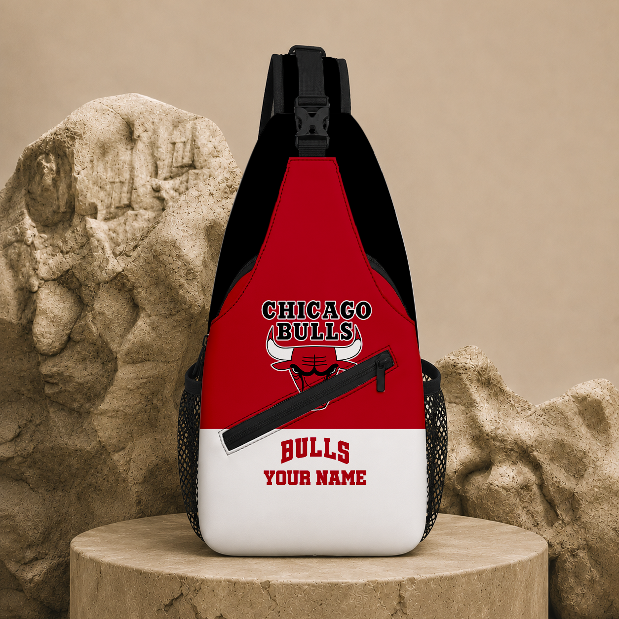LIMITED EDITION - NEW CUSTOMIZED NBA19 CBU CHICAGO BULLS SLING BAG