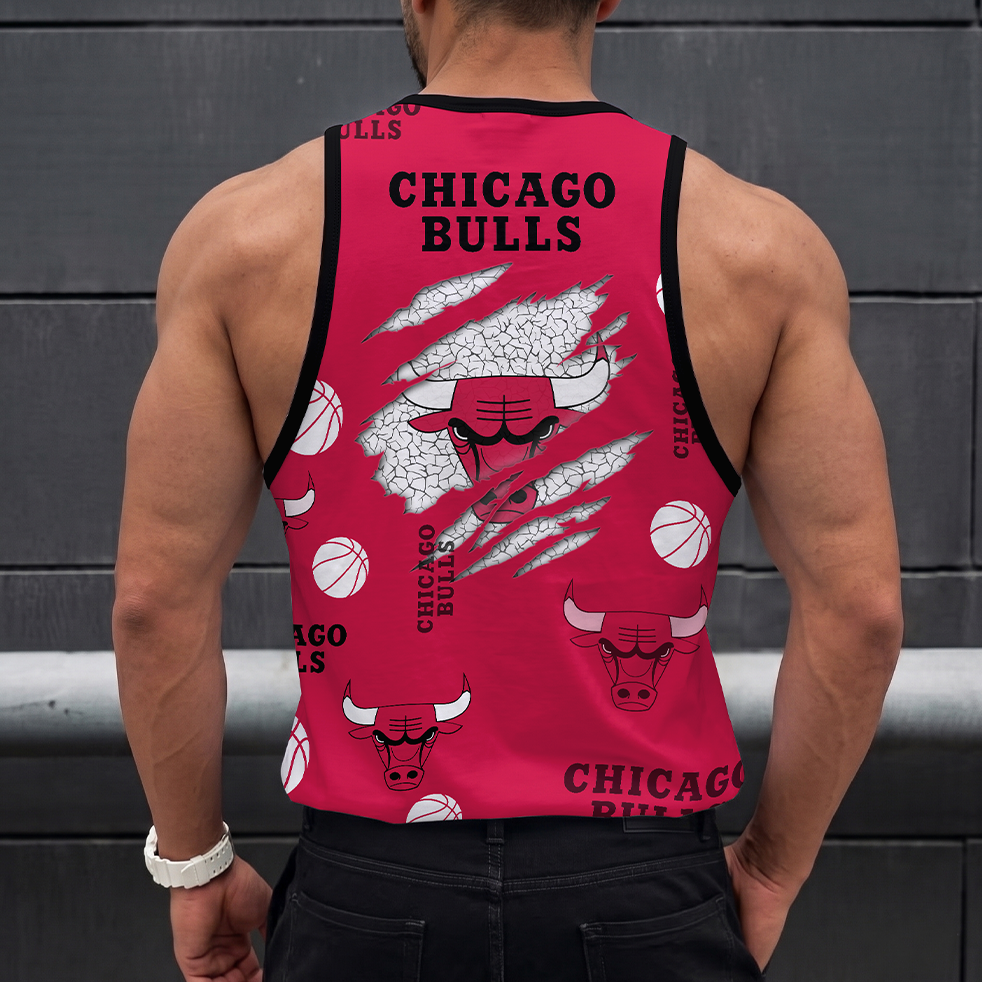LIMITED EDITION - NEW CUSTOMIZED NBA19 CBU CHICAGO BULLS UNISEX TANK TOP