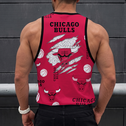 LIMITED EDITION - NEW CUSTOMIZED NBA19 CBU CHICAGO BULLS UNISEX TANK TOP