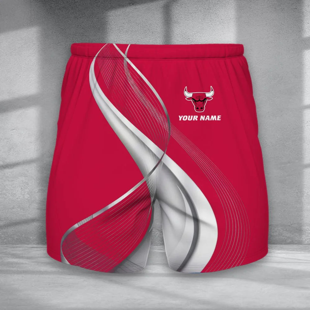 LIMITED EDITION - NEW CUSTOMIZED NBA19 CBU CHICAGO BULLS SHORT PANTS
