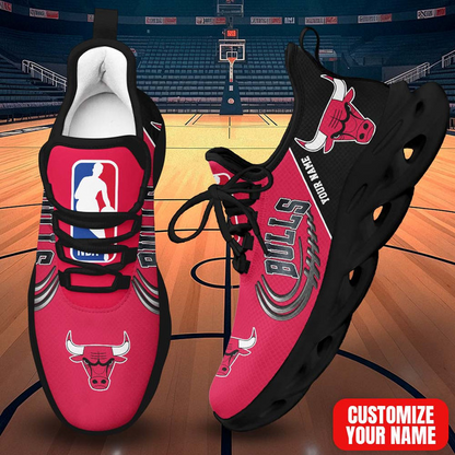 LIMITED EDITION - NEW CUSTOMIZED NBA19 CBU CHICAGO BULLS PREMIUM CLUNKY SNEAKERS