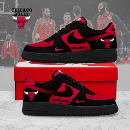 LIMITED EDITION - NEW CUSTOMIZED NBA19 CBU CHICAGO BULLS AF1 SNEAKERS