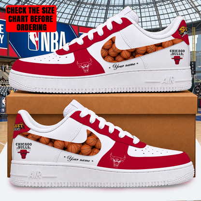 LIMITED EDITION - NEW CUSTOMIZED NBA19 CBU CHICAGO BULLS AF1 SHOES