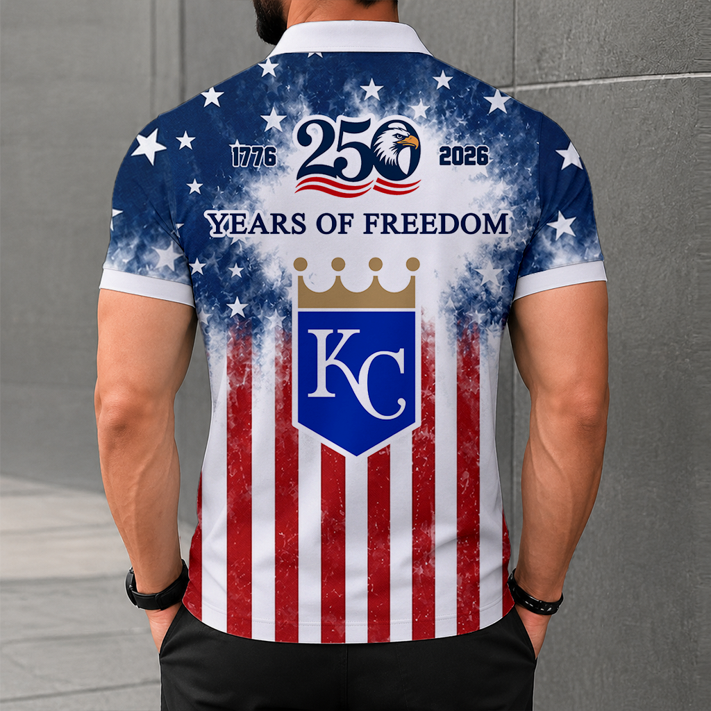 LIMITED EDITION - NEW CUSTOMIZED MLB19 KCR KANSAS CITY ROYALS POLO SHIRT, ZIP POLO SHIRT & T-SHIRTS