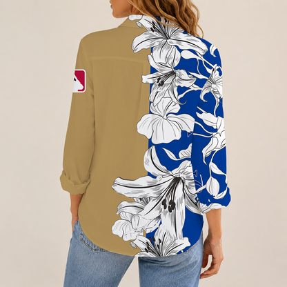 [FLASH SALE] NEW CUSTOMIZED MLB19 KCR KANSAS CITY ROYALS WOMEN CASUAL SHIRT