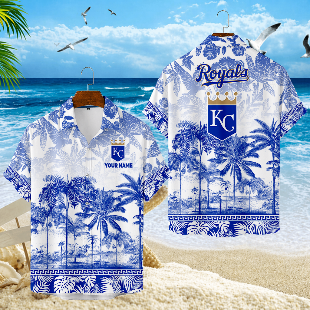 LIMITED EDITION - NEW CUSTOMIZED MLB19 KCR KANSAS CITY ROYALS UNISEX HAWAIIAN SHIRT
