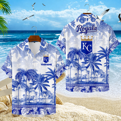 LIMITED EDITION - NEW CUSTOMIZED MLB19 KCR KANSAS CITY ROYALS UNISEX HAWAIIAN SHIRT