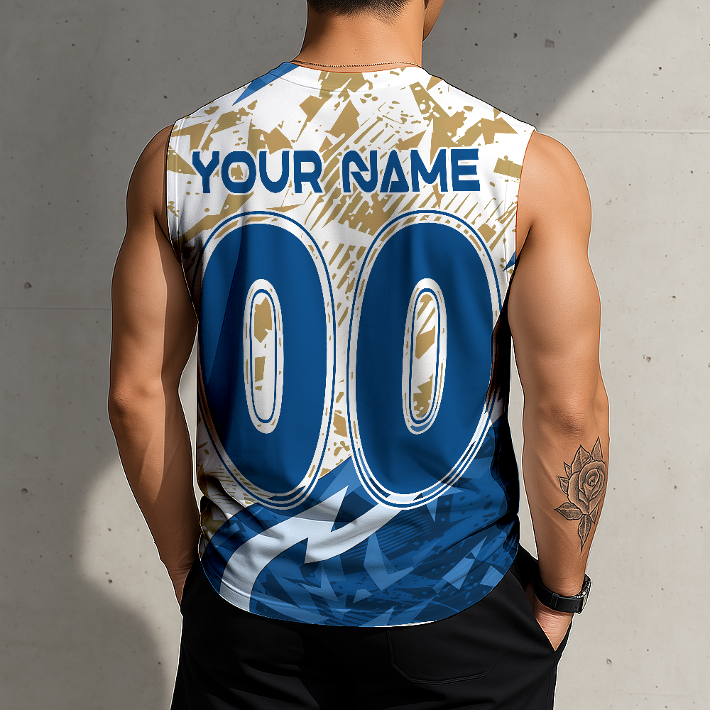LIMITED EDITION - NEW CUSTOMIZED MLB19 KCR KANSAS CITY ROYALS TANKTOP & GYM SHIRT