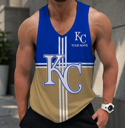 LIMITED EDITION - NEW CUSTOMIZED MLB19 KANSAS CITY ROYALS UNISEX TANK TOP