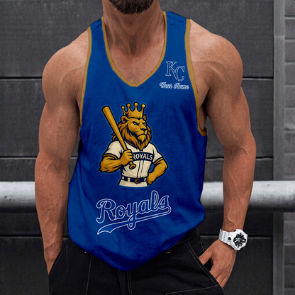 LIMITED EDITION - NEW CUSTOMIZED MLB19 KANSAS CITY ROYALS UNISEX TANK TOP