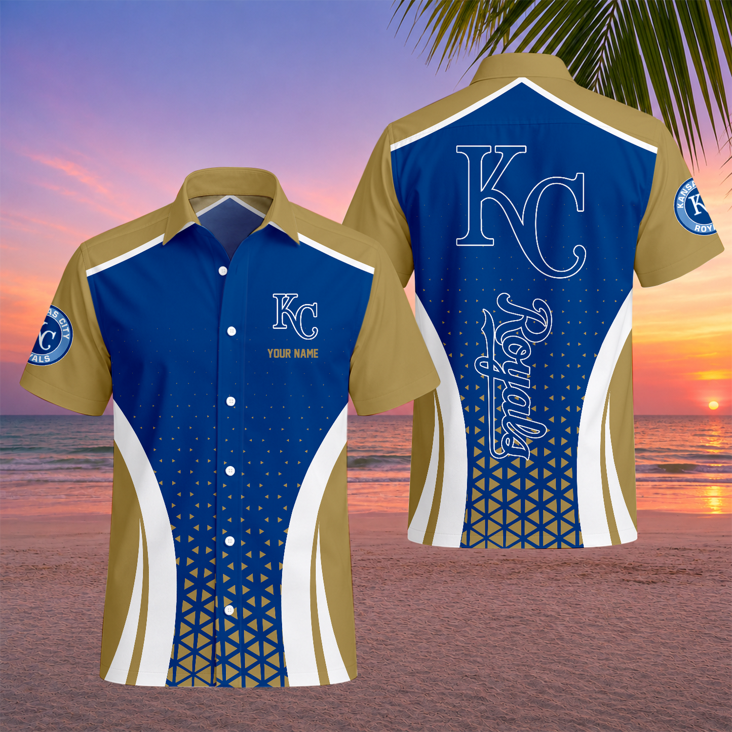 LIMITED EDITION - NEW CUSTOMIZED MLB19 KCR KANSAS CITY ROYALS UNISEX HAWAIIAN SHIRT