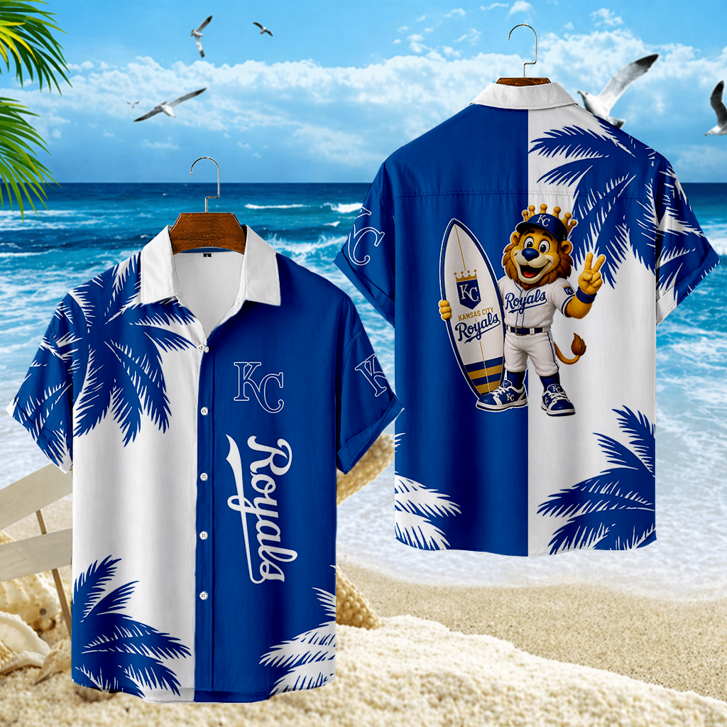 LIMITED EDITION - NEW CUSTOMIZED MLB19 KCR KANSAS CITY ROYALS UNISEX HAWAIIAN SHIRT