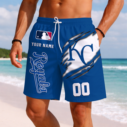 LIMITED EDITION - NEW PREMIUM MLB19 KCR KANSAS CITY ROYALS SHORT PANTS
