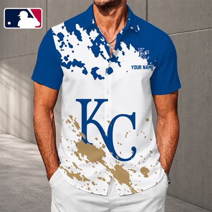 LIMITED EDITION - NEW CUSTOMIZED MLB19 KCR KANSAS CITY ROYALS UNISEX HAWAIIAN SHIRT