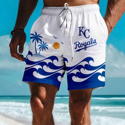 LIMITED EDITION - NEW PREMIUM MLB19 KCR KANSAS CITY ROYALS SHORT PANTS