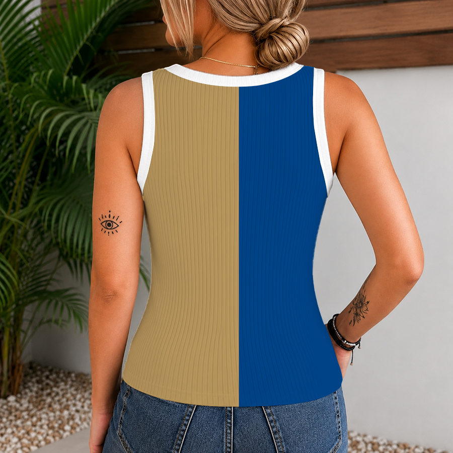 [FLASH SALE] NEW CUSTOMIZED MLB19 KCR KANSAS CITY ROYALS WOMEN'S V-NECK TANK TOP