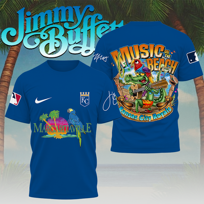 LIMITED EDITION - NEW CUSTOMIZED MLB19 KCR KANSAS CITY ROYALS x JIMMY BUFFETT T-SHIRT, HOODIE, ZIP HOODIE