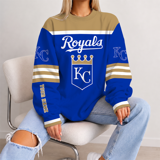 [FLASH SALE] NEW CUSTOMIZED MLB19 KCR KANSAS CITY ROYALS UNISEX SWEATSHIRT