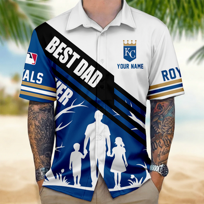 LIMITED EDITION - NEW CUSTOMIZED MLB19 KCR KANSAS CITY ROYALS UNISEX HAWAIIAN SHIRT