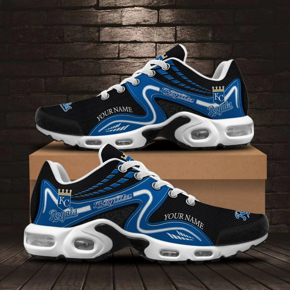 LIMITED EDITION - NEW CUSTOMIZED MLB19 KCR KANSAS CITY ROYALS AIR MAX PLUS SNEAKERS
