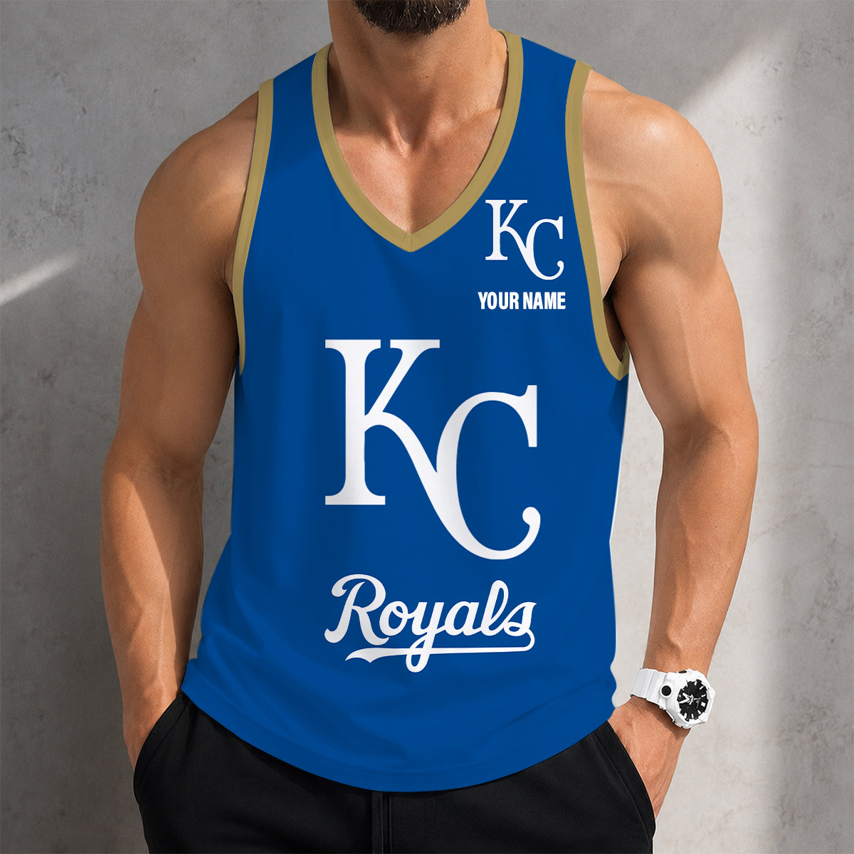 SPECIAL EDITION - NEW CUSTOMIZED MLB19 KANSAS CITY ROYALS UNISEX TANK TOP
