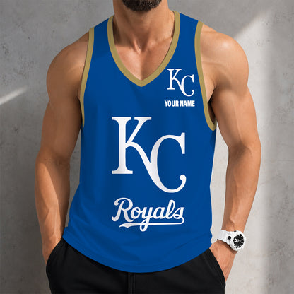 SPECIAL EDITION - NEW CUSTOMIZED MLB19 KANSAS CITY ROYALS UNISEX TANK TOP