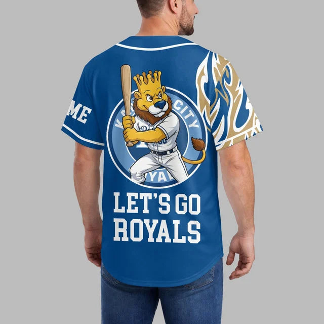 [FLASH SALE] NEW CUSTOMIZED MLB19 KCR KANSAS CITY ROYALS BASEBALL JERSEY