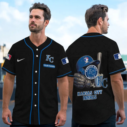 LIMITED EDITION - NEW CUSTOMIZED MLB19 KCR KANSAS CITY ROYALS BASEBALL JERSEY