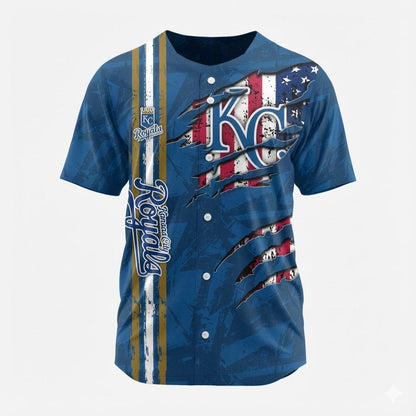 LIMITED EDITION - NEW CUSTOMIZED MLB19 KCR KANSAS CITY ROYALS BASEBALL JERSEY