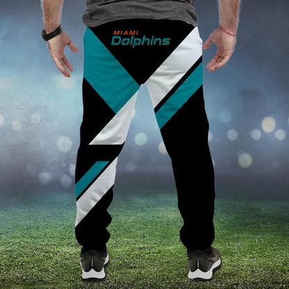 LIMITED EDITION - NEW CUSTOMIZED NFL19 MDP MIAMI DOLPHINS SWEATPANTS