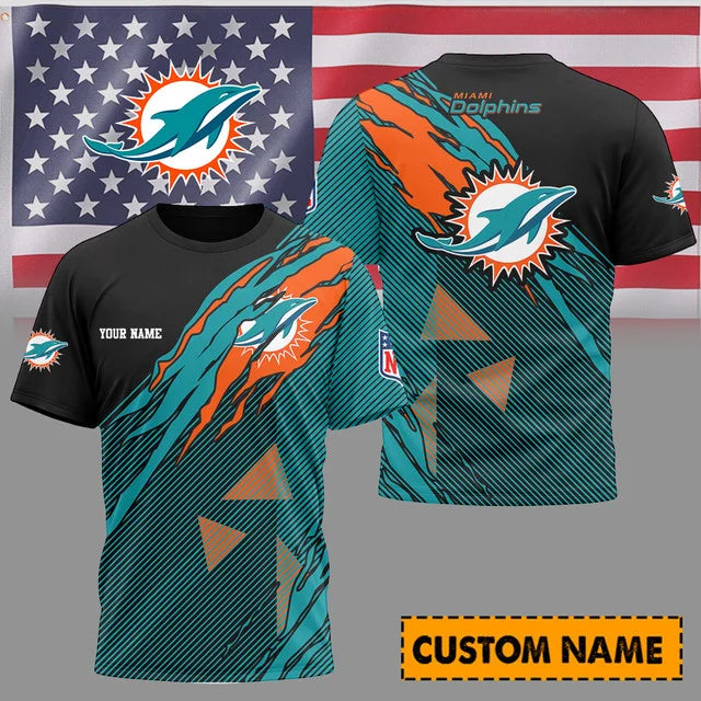 LIMITED EDITION - NEW CUSTOMIZED NFL19 MDP MIAMI DOLPHINS T-SHIRT, POLO SHIRT, ZIP POLO SHIRT, SWEATSHIRT, HOODIE & ZIP HOODIE