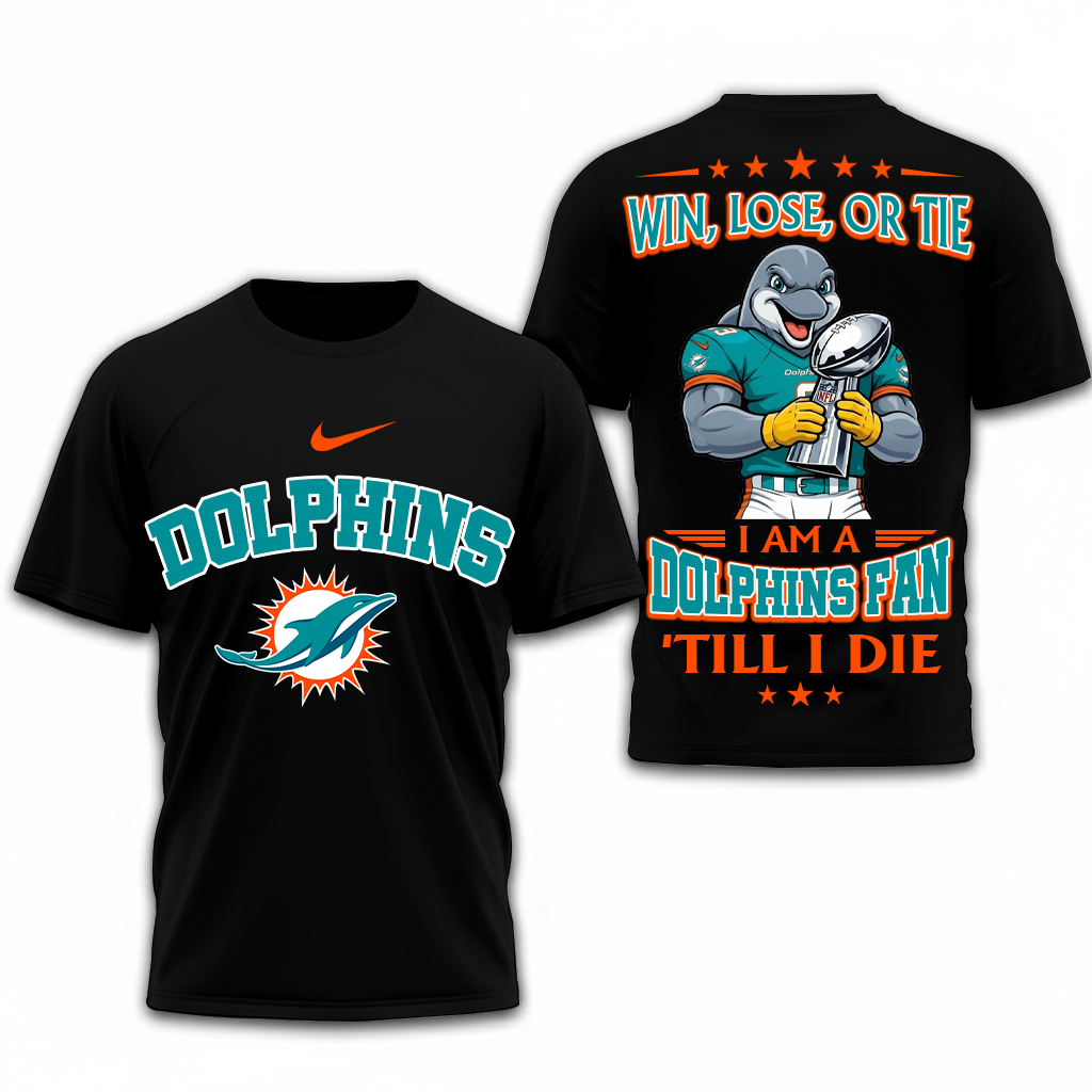 LIMITED EDITION - NEW CUSTOMIZED NFL19 MDP MIAMI DOLPHINS UNISEX T-SHIRT, POLO, HOODIE & JACKETS