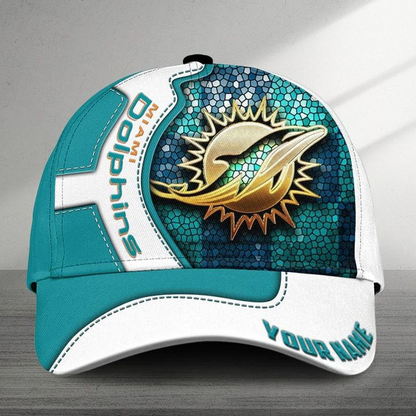 LIMITED EDITION - NEW CUSTOMIZED NFL19 MDP MIAMI DOLPHINS CLASSIC CAP